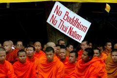 THAILAND-PROTEST-MONKS-